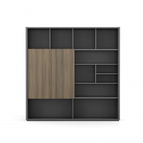 Modern Simple Wooden Office Furniture File Storage Cabinet Bookcase Display Bookshelf