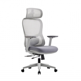 Modern Furniture Simple High Back Ergonomic Office Chair With Headrest Lumbar Support