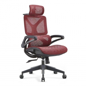 Executive Ergonomic Mesh Office Chair Headrest Lumbar Support Office Manager Chair Gaming Chair